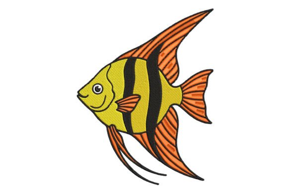 Angel Fish Embroidery Design Review