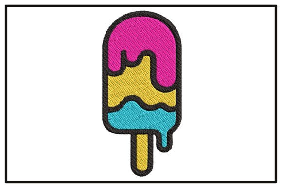 Colorful Popsicle Summer Embroidery: A Real-World Design Review
