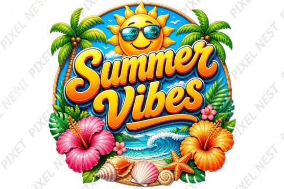 Summer Faux Embroidery PNG Bundle Review