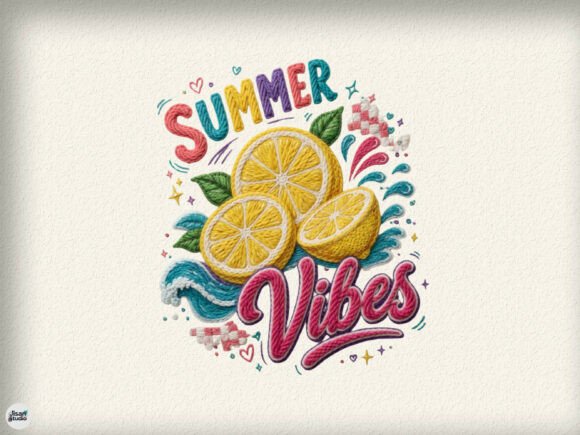 Summer Lemon Vibes Embroidery Design Review